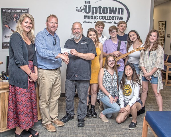Liberty Arena Donates $3,000 to Uptown Music Collective